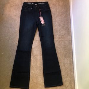 NWT Laure Felt Silky Boot Cut Jeans